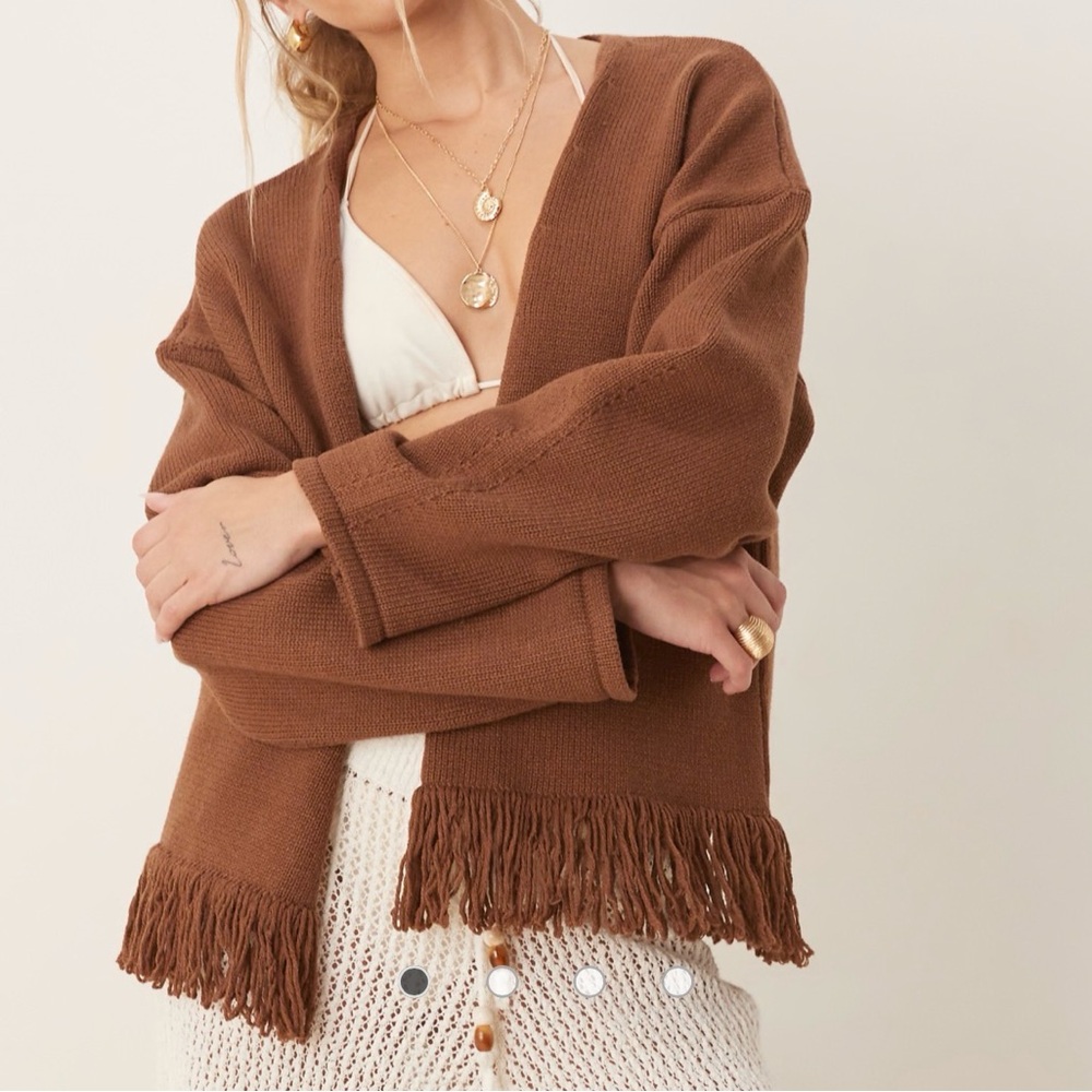 ASOS fringe cardigan